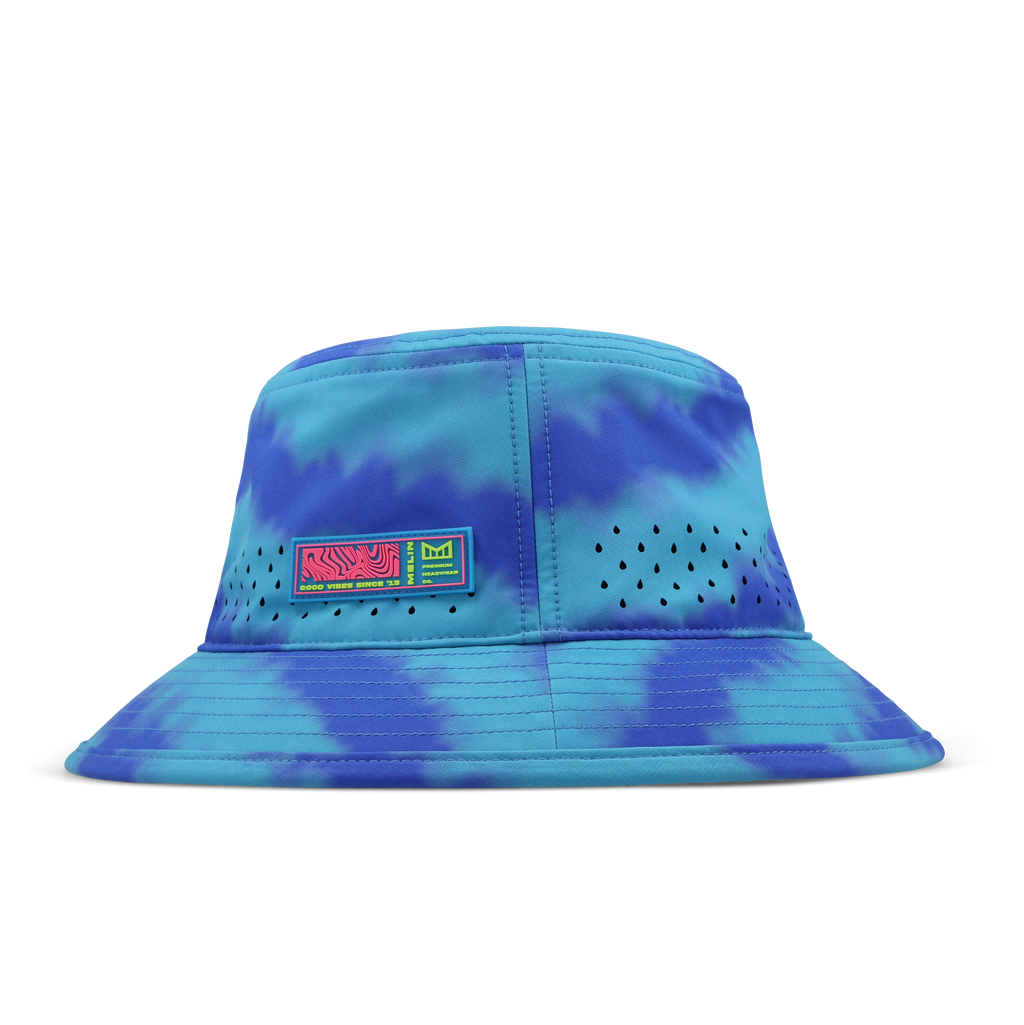 Caddy Neon Tie Dye Hydro - Electric Blue #093W0