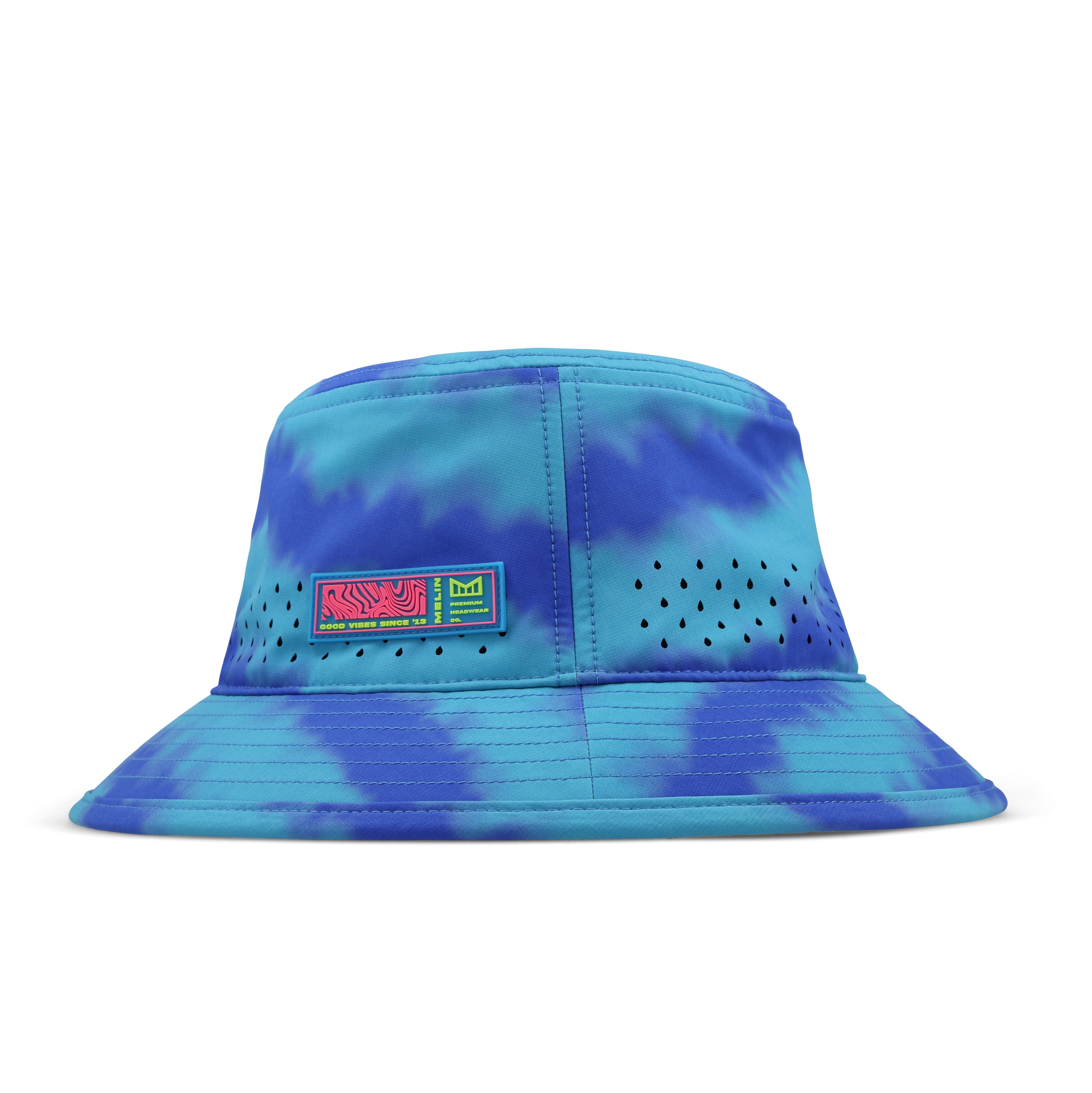Caddy Neon Tie Dye Hydro - Electric Blue #093W0