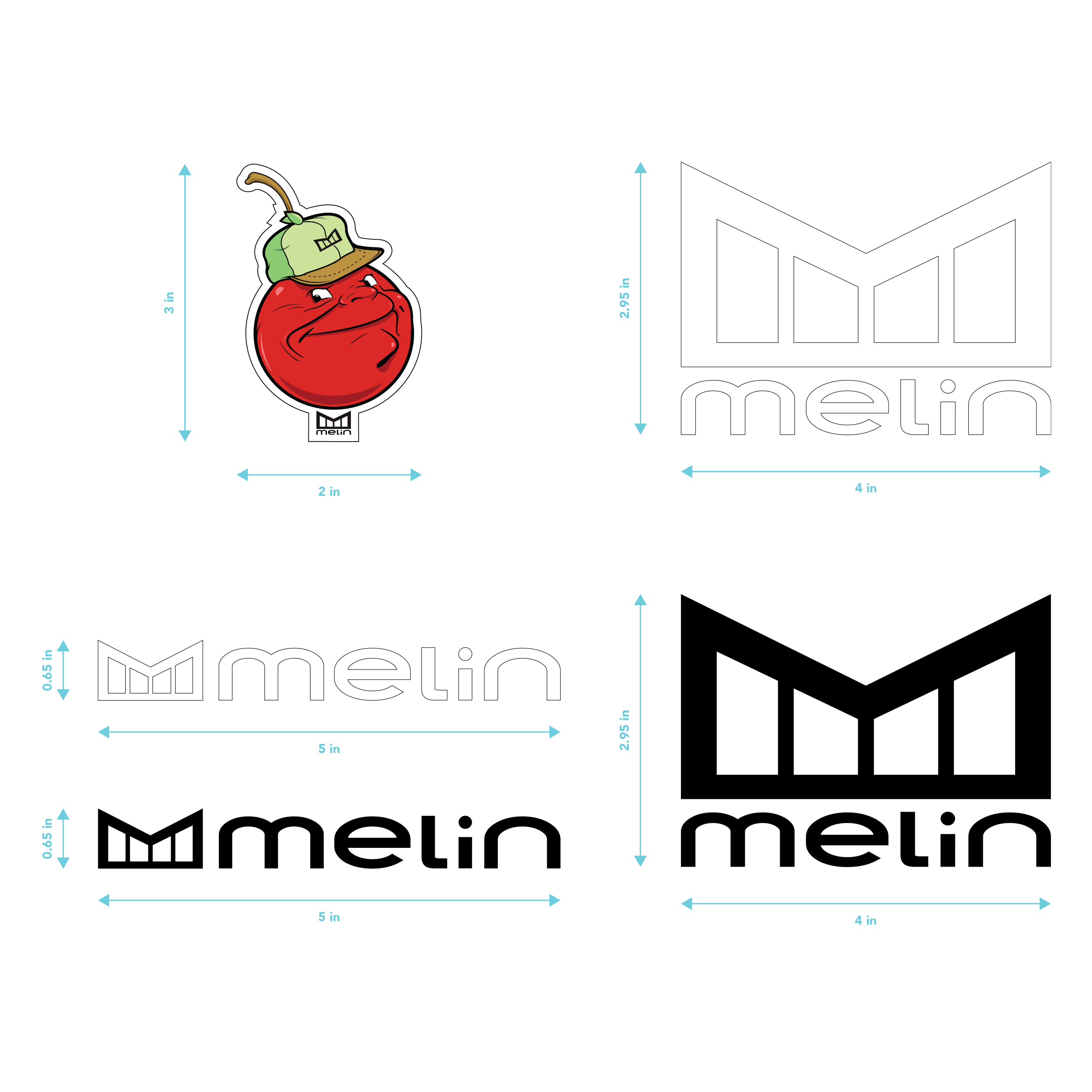 melin Sticker Pack - Multi #046FB